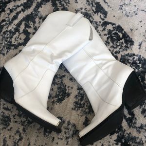 Jeffrey Campbell White Cowboy Boots